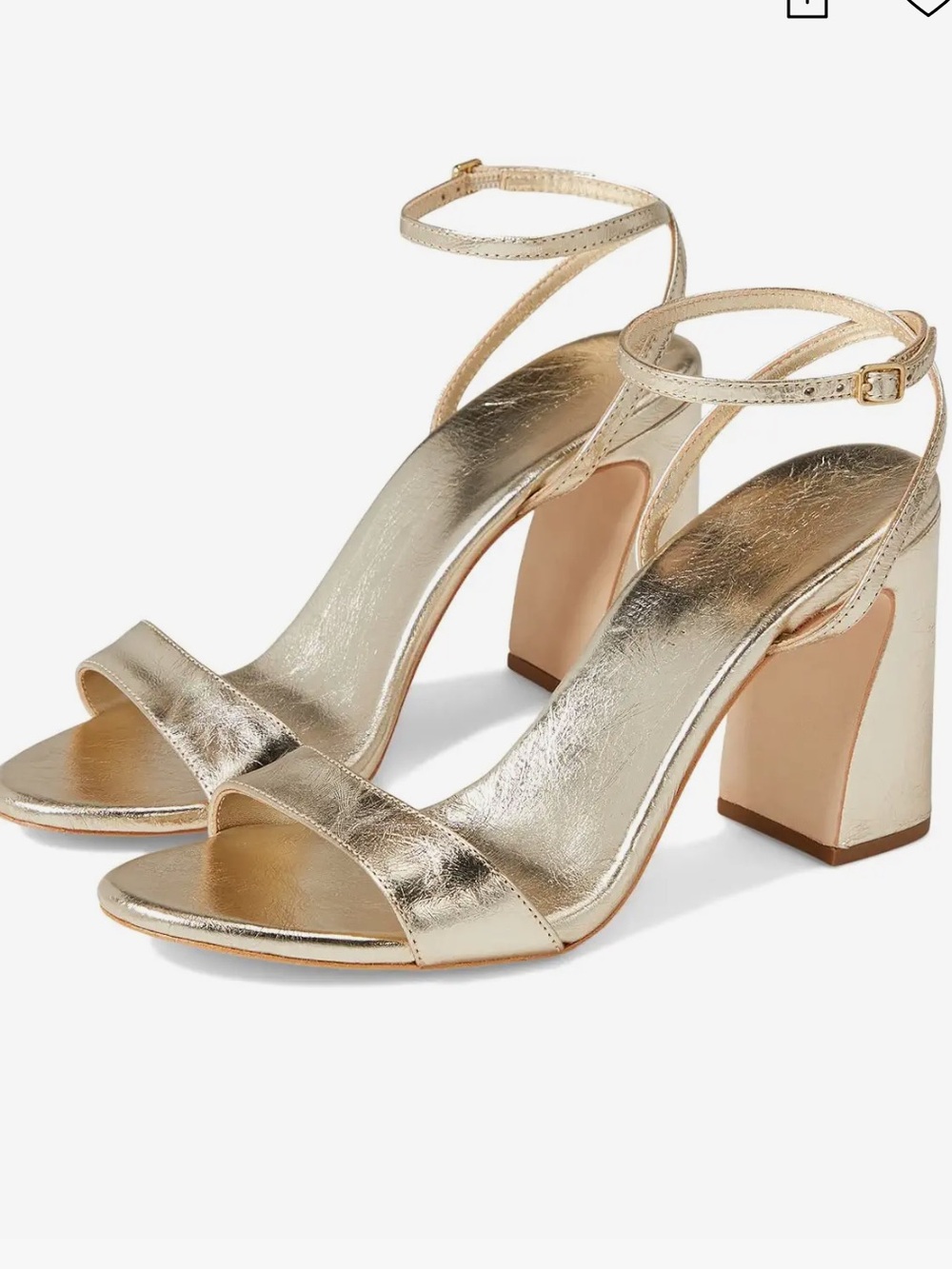 Loeffler Randall Malia Gold Heels